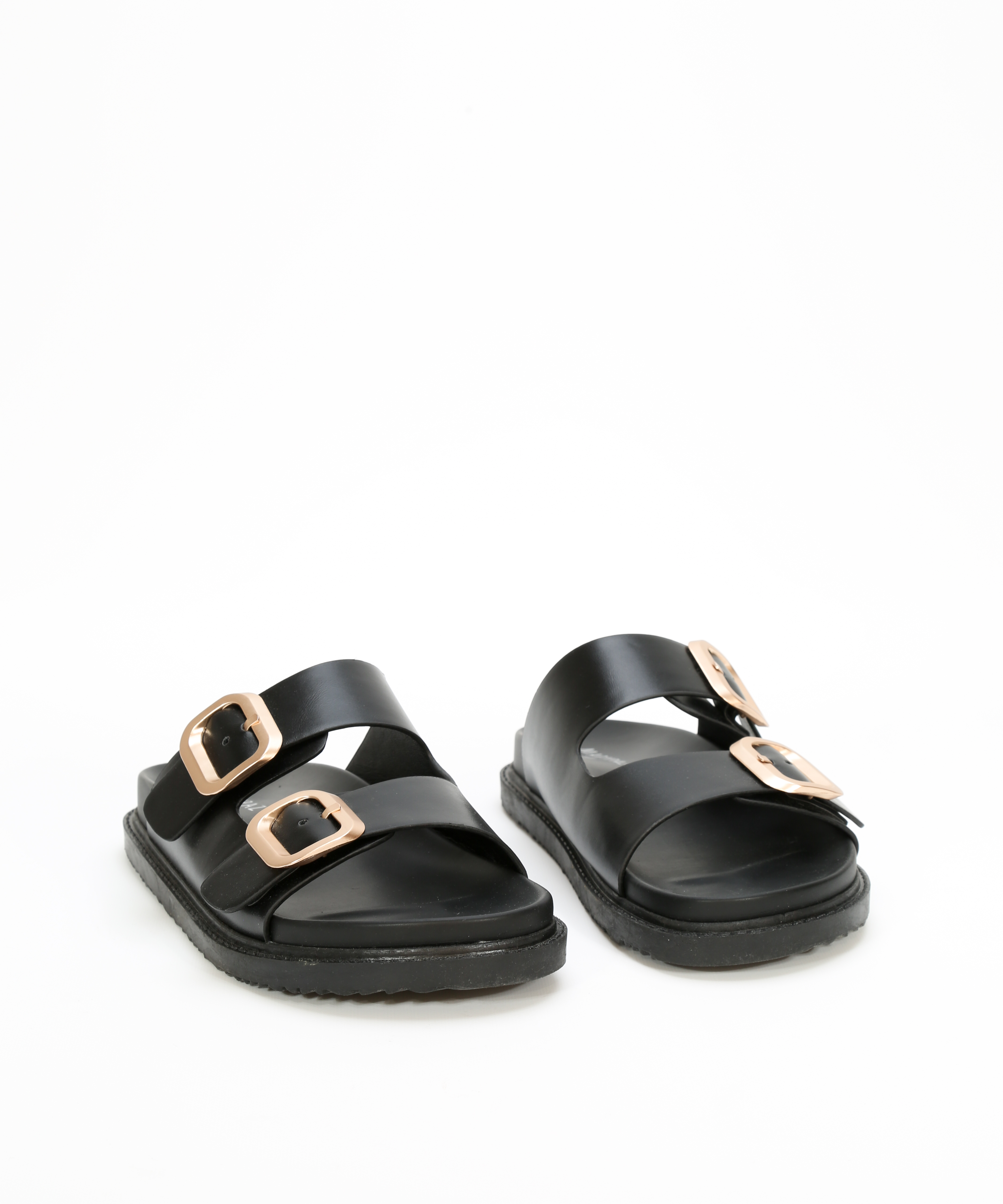 Sandalia plana doble hebilla image number null